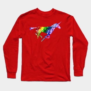 Unicorn multicolor Long Sleeve T-Shirt